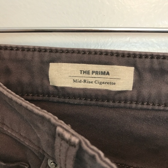 AG The Prima Mid-Rise Cigarette Grey 5 Pocket 30R - Picture 6 of 13